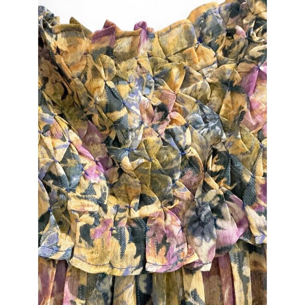 Free People Angel Eyes Maxi Dress Blue Floral Size Small - Picture 6 of 10